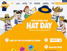 Tablet Screenshot of hatday.com.au